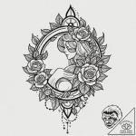 142. (serenity/firefly) a neo-traditional tat… – tattoo sketch (№1752968292_0, 19.07.2025 23:38) — tattoovalue.net