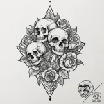 Timouse, tattoo drawing outline, black outlin… – tattoo sketch (№1752969894_0, 20.07.2025 00:04) — tattoovalue.net