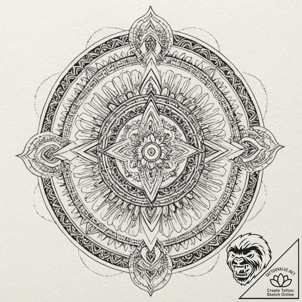 A sketch of the main characters from this is... - tattoo sketch (№1752970906_0, 20.07.2025 00:21) — tattoovalue.net