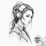 р“сђсѓрїрїр° 18: futuristic & cyberpunk (р¤сѓ… – tattoo sketch (№1752973015_0, 20.07.2025 00:56) — tattoovalue.net