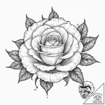 Tattoo sketch a single, perfectly ripe cherry… – tattoo sketch (№1752973946_0, 20.07.2025 01:12) — tattoovalue.net