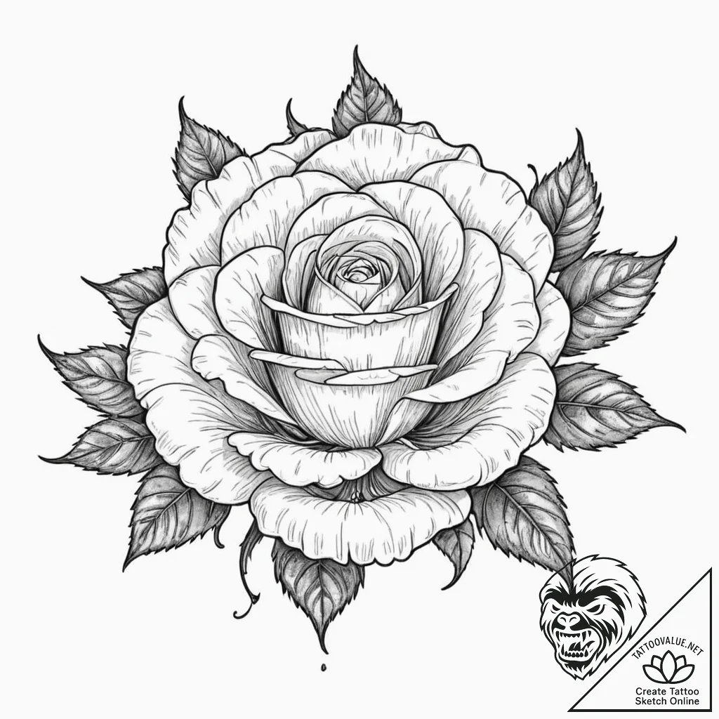 Tattoo sketch a single, perfectly ripe cherry... - tattoo sketch (№1752973946_0, 20.07.2025 01:12) — tattoovalue.net