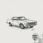 A sketch of the “chickie run” car scene,, con… – tattoo sketch (№1752974453_0, 20.07.2025 01:20) — tattoovalue.net