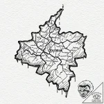 A watercolor sketch of the map of colombia, w… – tattoo sketch (№1752975466_0, 20.07.2025 01:37) — tattoovalue.net