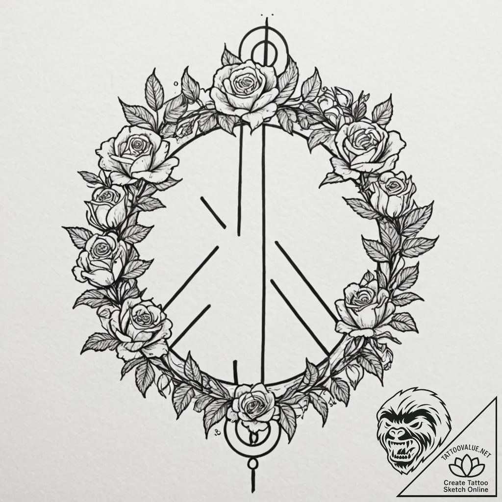 A minimalist linework tattoo of the slavic ru... - tattoo sketch (№1752976229_0, 20.07.2025 01:50) — tattoovalue.net