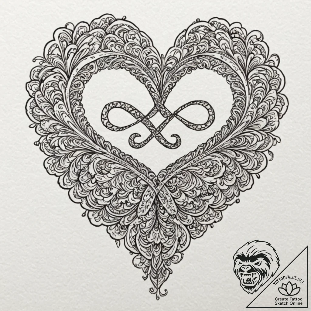 Tattoo design a pair of minimalist fingerprin... - tattoo sketch (№1752977589_0, 20.07.2025 02:13) — tattoovalue.net