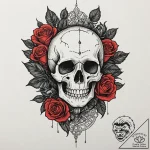 Hawk, tattoo line art, on a clean white paper… – tattoo sketch (№1752980857_0, 20.07.2025 03:07) — tattoovalue.net