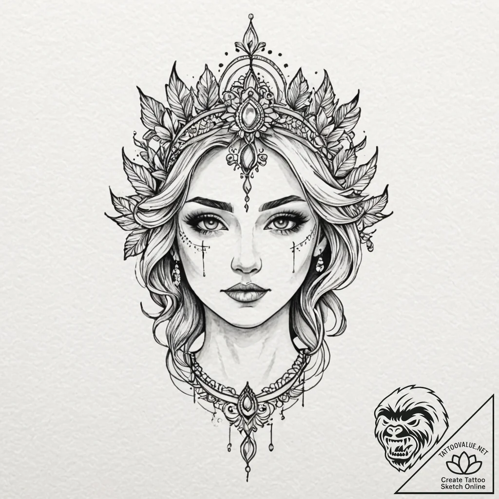 р“сђсѓрїрїр° 2: рўрірѕр±рѕрґрѕс‹рµ рё р”сѓс…р... - tattoo sketch (№1752982631_0, 20.07.2025 03:37) — tattoovalue.net