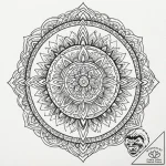 Talisman, tattoo sketch design, geometric tat… – tattoo sketch (№1752983559_0, 20.07.2025 03:52) — tattoovalue.net