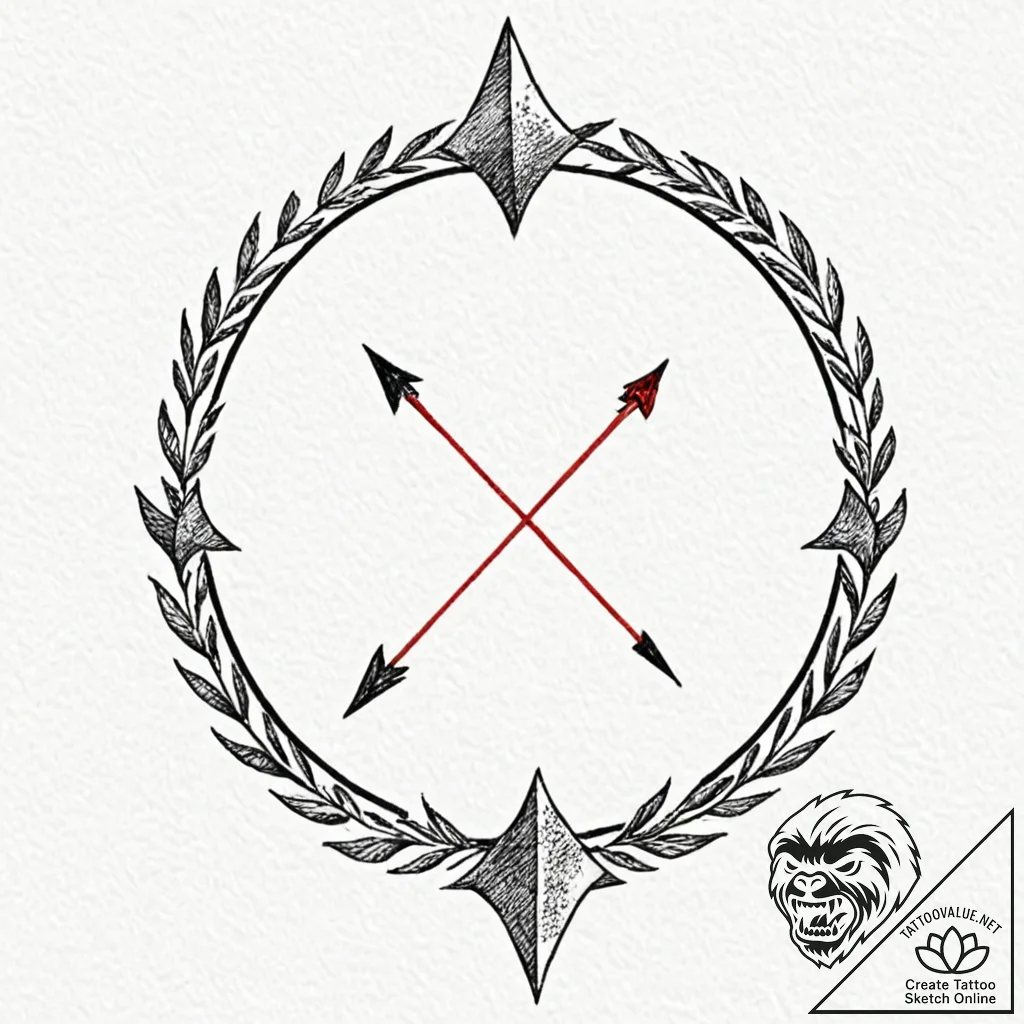 Tattoo sketch "i see" text for sagittarius, w... - tattoo sketch (№1752984825_0, 20.07.2025 04:13) — tattoovalue.net