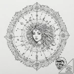Tattoo sketch a zodiac constellation on a per… – tattoo sketch (№1752985416_0, 20.07.2025 04:23) — tattoovalue.net