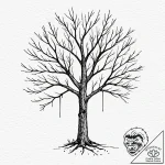 Tattoo sketch: a simple, stark tattoo of a ba… – tattoo sketch (№1752985501_0, 20.07.2025 04:25) — tattoovalue.net