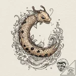 Ladybug, concept art for tattoo, on a clean w… – tattoo sketch (№1752991834_0, 20.07.2025 06:10) — tattoovalue.net