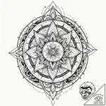 A trash polka tattoo of the lord of terror, d… – tattoo sketch (№1752992595_0, 20.07.2025 06:23) — tattoovalue.net
