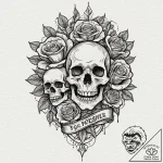 Tattoo design an abstract flow of positive en… – tattoo sketch (№1752993777_0, 20.07.2025 06:42) — tattoovalue.net