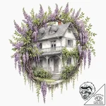 A watercolor sketch of the bridgerton family… – tattoo sketch (№1752994368_0, 20.07.2025 06:52) — tattoovalue.net