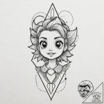 Tattoo design a favorite cartoon character fr… – tattoo sketch (№1752998303_0, 20.07.2025 07:58) — tattoovalue.net