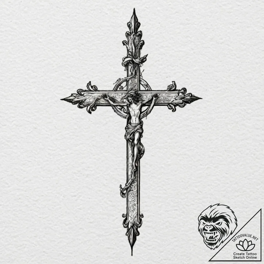 A person getting a traditional tattoo., artis... - tattoo sketch (№1752998979_0, 20.07.2025 08:09) — tattoovalue.net
