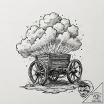 Tattoo design: abstract watercolor depiction… – tattoo sketch (№1752999908_0, 20.07.2025 08:25) — tattoovalue.net