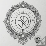 51. tattoo design: a neo-traditional style ru… – tattoo sketch (№1753005373_0, 20.07.2025 09:56) — tattoovalue.net