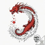 Tattoo design a cancer symbol created from fl… – tattoo sketch (№1753006382_0, 20.07.2025 10:13) — tattoovalue.net