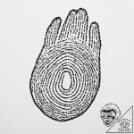 A close-up of a person’s fingerprint., concep… – tattoo sketch (№1753009003_0, 20.07.2025 10:56) — tattoovalue.net