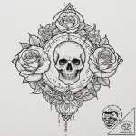 A sketch of the eternals, with the golden pat… – tattoo sketch (№1753010778_0, 20.07.2025 11:26) — tattoovalue.net