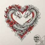 Tattoo design a pair of minimalist fingerprin… – tattoo sketch (№1753012043_0, 20.07.2025 11:47) — tattoovalue.net
