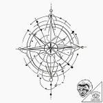 Constellation, tattoo sketch design, old scho… – tattoo sketch (№1753013483_0, 20.07.2025 12:11) — tattoovalue.net