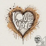 Love, tattoo line art, watercolor tattoo styl… – tattoo sketch (№1753015005_0, 20.07.2025 12:36) — tattoovalue.net
