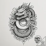Graphic novel style portrait of baron harkonn… – tattoo sketch (№1753015764_0, 20.07.2025 12:49) — tattoovalue.net
