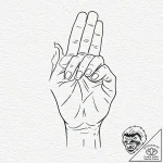 Tattoo sketch a child’s hand holding an adult… – tattoo sketch (№1753015848_0, 20.07.2025 12:50) — tattoovalue.net