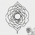 Tattoo design a mind shielded by a powerful a… – tattoo sketch (№1753016684_0, 20.07.2025 13:04) — tattoovalue.net