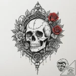 Tattoo sketch an intricate fantasy lock with… – tattoo sketch (№1753016766_0, 20.07.2025 13:06) — tattoovalue.net