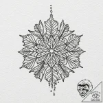 Tattoo design a fine line drawing of a single… – tattoo sketch (№1753017264_0, 20.07.2025 13:14) — tattoovalue.net