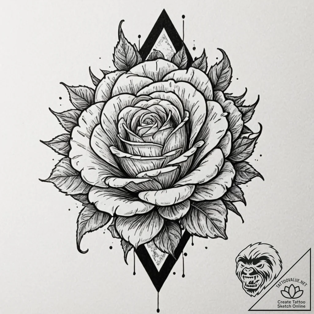 Tattoo sketch a dynamic burst of light from a... - tattoo sketch (№1753021642_0, 20.07.2025 14:27) — tattoovalue.net