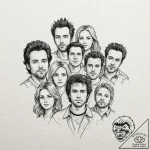 A watercolor sketch of the main characters fr… – tattoo sketch (№1753022058_0, 20.07.2025 14:34) — tattoovalue.net