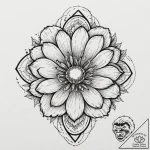 Tattoo sketch a personal birth flower combine… – tattoo sketch (№1753022721_0, 20.07.2025 14:45) — tattoovalue.net