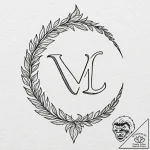 Tattoo design virgo’s glyph subtly incorporat… – tattoo sketch (№1753022975_0, 20.07.2025 14:49) — tattoovalue.net