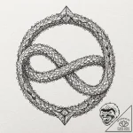 Tattoo sketch a simple ‘infinity loop’ in a c… – tattoo sketch (№1753023637_0, 20.07.2025 15:00) — tattoovalue.net