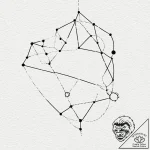 Tattoo sketch a delicate constellation on the… – tattoo sketch (№1753023721_0, 20.07.2025 15:02) — tattoovalue.net