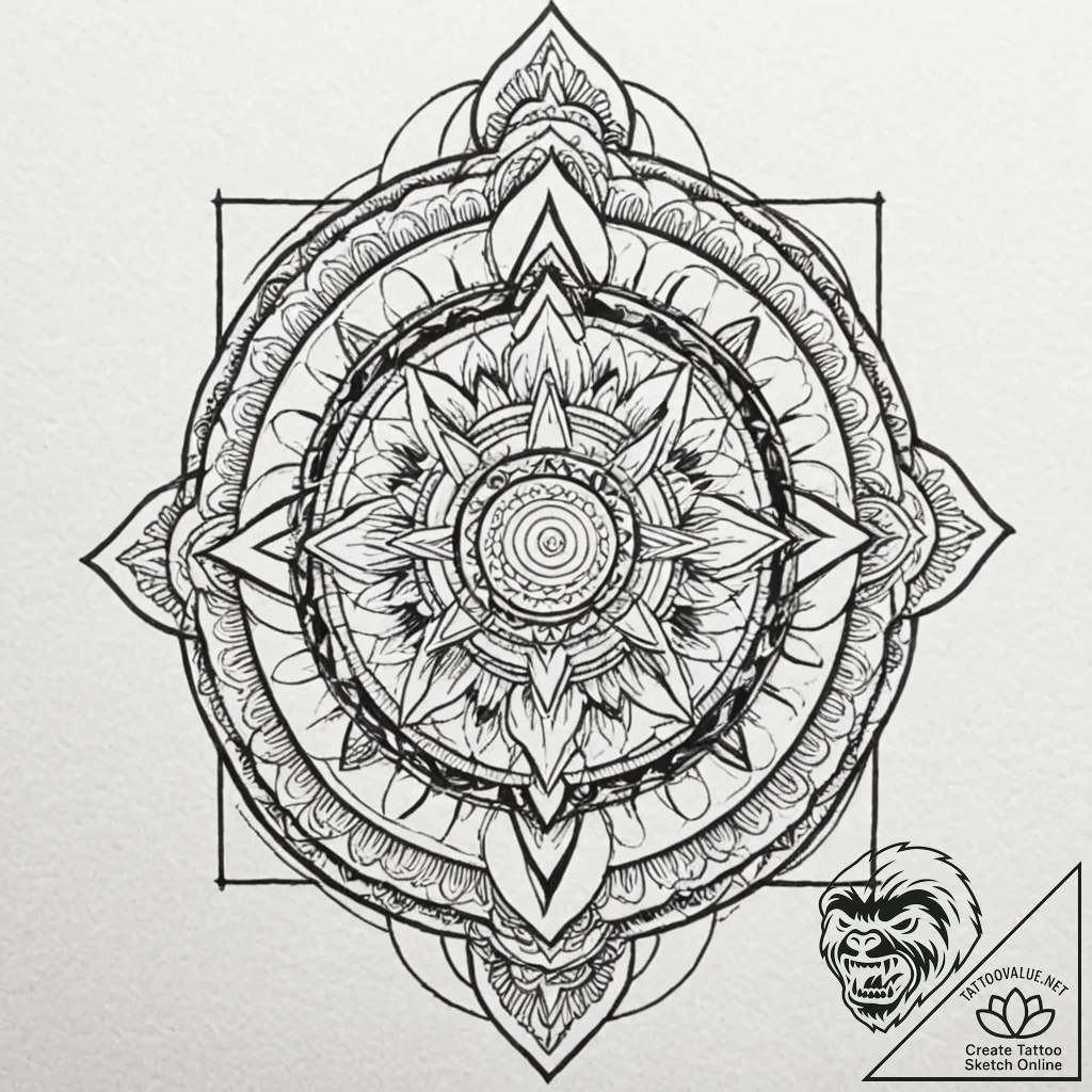 Tattoo sketch a single, powerful push-up silh... - tattoo sketch (№1753028595_0, 20.07.2025 16:23) — tattoovalue.net