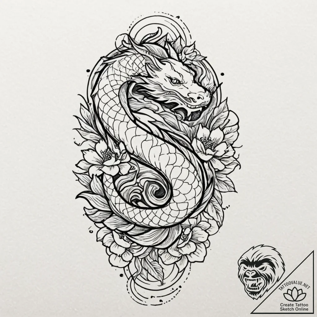 Hand of fatima, tattoo drawing outline, black... - tattoo sketch (№1753030171_0, 20.07.2025 16:49) — tattoovalue.net