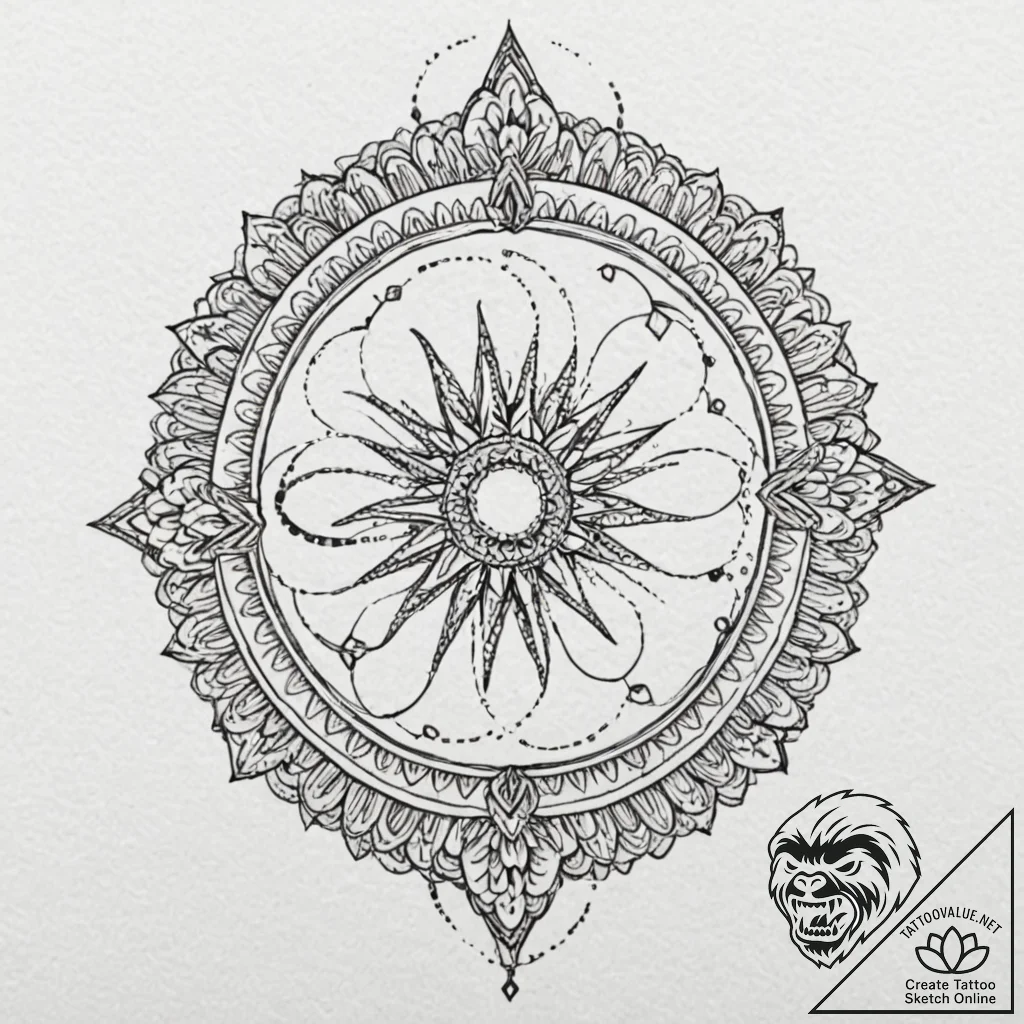 A sketch of the sandworm from beetlejuice,, t... - tattoo sketch (№1753032238_0, 20.07.2025 17:23) — tattoovalue.net