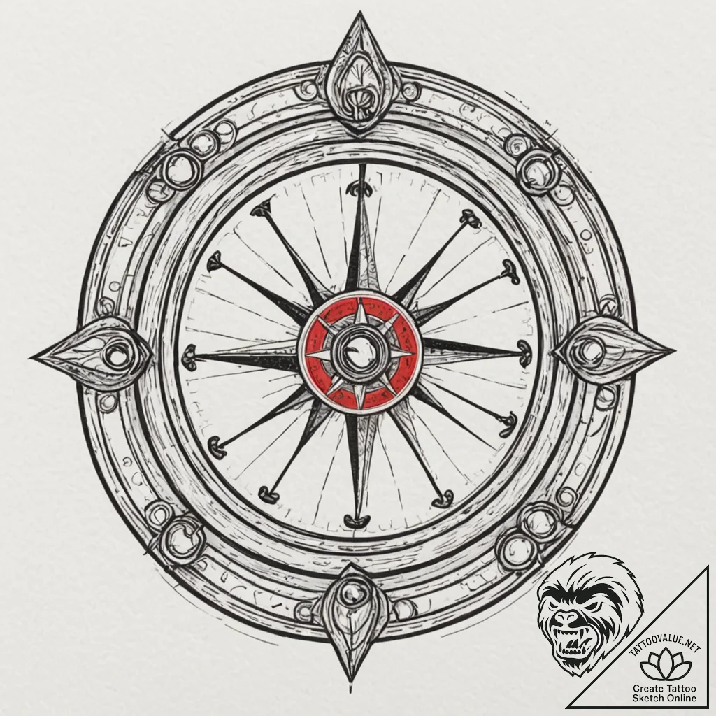 Tattoo design a detailed, strong-looking vaul... - tattoo sketch (№1753032569_0, 20.07.2025 17:29) — tattoovalue.net