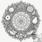 Tattoo design: a scene of abundance and prosp… – tattoo sketch (№1753032984_0, 20.07.2025 17:36) — tattoovalue.net