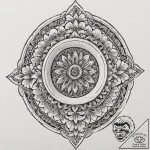A detailed shot of spices in a mortar and pes… – tattoo sketch (№1753034805_0, 20.07.2025 18:06) — tattoovalue.net
