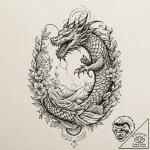 очень странные дела (stranger things), tattoo… – tattoo sketch (№1753035380_0, 20.07.2025 18:16) — tattoovalue.net