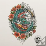 Tattoo sketch a family motto or creed in a cl… – tattoo sketch (№1753037113_0, 20.07.2025 18:45) — tattoovalue.net