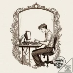 Tattoo design a minimalist silhouette of a ga… – tattoo sketch (№1753037692_0, 20.07.2025 18:54) — tattoovalue.net